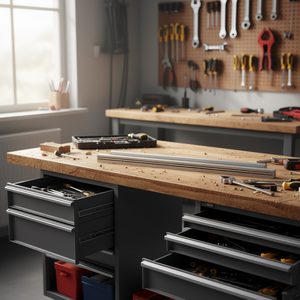 Par de rieles guía Hazet para armarios de herramientas y armarios con ruedas, accesorio - Product Image 3