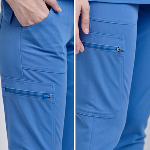 Uniformes médicos VN MANUFACTURERS, conjunto de pantalón recto unisex, estilo para médicos/enfermeras, para salud comunitaria, OEM/ODM - MOQ BAJO - Product Image 4