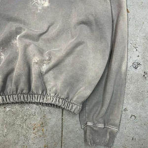 Hoodies respirants à appliques printanières effet vieilli, les plus vendus, en mélange polyester/coton écologique, personnalisables, vente en gros - Product Image 6