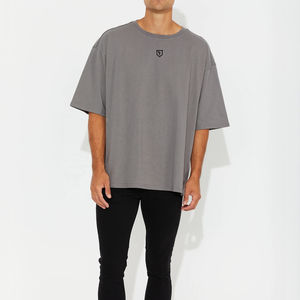 OEM personnalisé mode hommes Premium Ringer lourd 100 coton t-shirts surdimensionnés hommes Streetwear t-shirt - Product Image 2