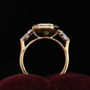 925 Sterling Silver Citrine Stone <b>Ring</b> Fashion Jewelry <b>Crystal</b> Fashion Jewelry Wholesale - Product Image 5