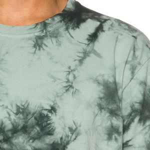 100% coton T-shirt pour hommes coupe ample imprimé vêtements de sport cravate teinture t-shirts léger manches courtes cravate teinture hommes t-shirt - Product Image 5