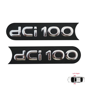BSP567 2 Piezas Emblema de Monograma Negro dci100 para Puerta Lateral para Master MK2 Movano Interstar X70 - Product Image 1