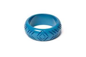 Brazalete de latón y resina de madera multicolor de moda para mujeres y niñas joyería Uso de brazalete de latón de resina - Product Image 5