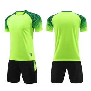 High Quality Men Printed Short Sleeve Soccer Jersey <b>Set</b> Adult Football Uniform Boy Custom Color Soccer Shirt Customized Name DIY - Product Image 1