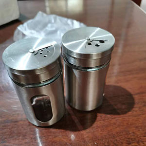 Glazen Kruidenfles Kruidenglas Kruidenpot Voor Keukenzout En Peper Shakers Kruidendispenser Met Verstelbare Gietgaten - Product Image 6