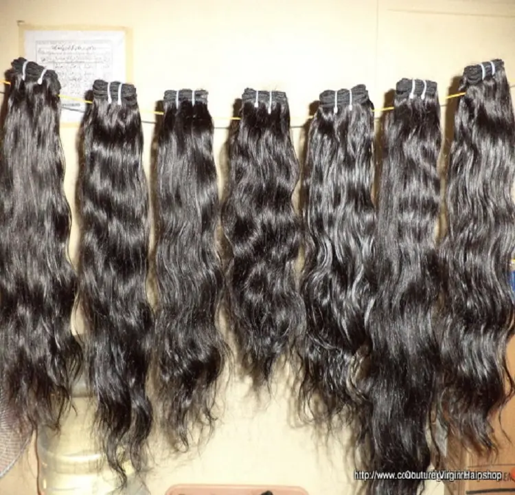 Indian Temple hair directly from India natural wave hair extensions cheap Remy virgin human hair unprocessed bundles