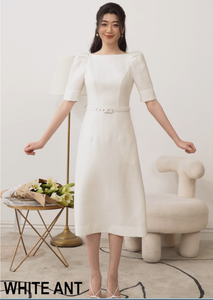 Nouvelle arrivée SUSI Robe trapèze pour femme Tenue de bureau décontractée élégante et élégante faisant partie de la collection Wistful du Vietnam - Product Image 2