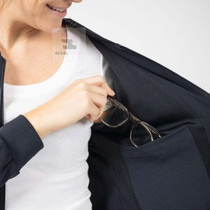 Veste uniforme de gommage d'hôpital écologique personnalisable Vestes de gommage d'allaitement médical extensible - Product Image 6