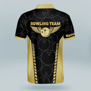 Camiseta de Bolos Clásica de Punto Elegante y Cómoda, Camiseta de Bolos Personalizada de Alta Calidad para Hombre, Camiseta de Polo Cómoda - Product Image 3