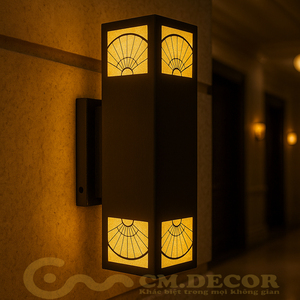 Lámpara de Pared Moderna DTT.002.10 LED 6W Blanco Cálido CCT, Cuerpo de Aluminio y Cobre, Control Remoto, IP65, para Uso en Interiores y Exteriores, Hogar, Sala de Estar - Product Image 1