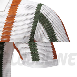 Camisa de Manga Corta para Hombre Bloodline, Color Sólido, Tejido de Algodón, Transpirable, de Secado Rápido, Corte Formal Regular, Marrón - Product Image 3