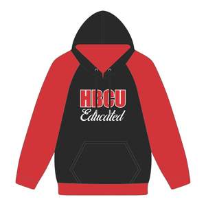 Sudadera con Capucha de Manga Raglán con Bordado Chenille de la Hermandad Griega Delta Divine Nine, Estilo Universitario, para Estudiantes Negros de HBCU - Product Image 2