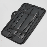 Ensemble d'outils en acier inoxydable Fida International pour aquascaping, coupe de plantes d'aquarium, fragmentation de coraux, 5 pièces, CE