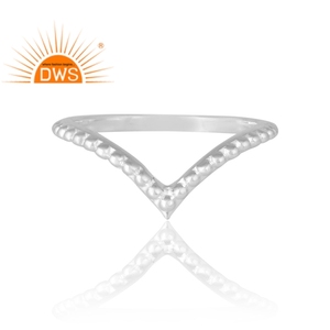 Nuevo diseño elegante Anillo de plata esterlina Nuevo diseño Joyería personalizada para mujeres Regalo para ella - Product Image 3