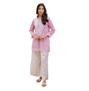 Nuevo diseñador Party Wear Heavy Chanderi con bordado Top de trabajo con conjunto de pantalón Salwar Kameez Set Kurti Pant Set Wholesale Ethnic - Product Image 1