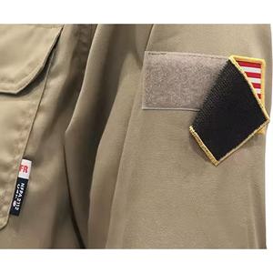 Camisa de Trabajo Industrial Ligera de 6.5 OZ de Algodón, Resistente al Fuego, de Alta Visibilidad, con Cierre a Presión y Ventilación - Product Image 6