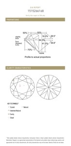 B2B D'VINS JEWELS GIA Certifié 1.00 CT Loose White Diamond Natural round F Color FL FLOW Purity EX Cut Polished - Product Image 4