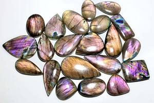 อัญมณีหลวมแร่โลหะเงินขัดเงาแบบเรียบ45ชิ้น - Product Image 4