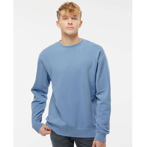 Venta al por mayor Streetwear en blanco personalizado de gran tamaño de color sólido de cuello redondo pulóver sudadera - Product Image 1