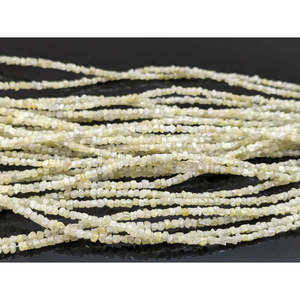 100% Natural <b>Light</b> Yellow Uncut Diamond Bead Loose <b>Cube</b> Diamonds - Product Image 2