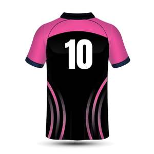 เสื้อกีฬารักบี้แขนสั้นสำหรับเยาวชนผู้ใหญ่เสื้อรักบี้ซับลิเมชันแบบแห้งเร็วงานตามสั่ง - Product Image 2