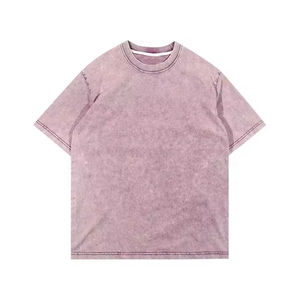 Camiseta de Hombre con Lavado Ácido, 100% Algodón, Logotipo Personalizado Impreso, OEM, Gran Venta - Product Image 5