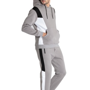 Chándales de Forro Polar Lisos Hechos a Medida para Hombre, Chándal Ajustado para Hombre, Ropa Deportiva con Paneles, Chándal Personalizado para Adultos, Nuevo Diseño 2026 - Product Image 4