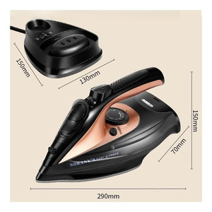Plancha de Ropa Inalámbrica de 2400W con Suela de Cerámica Antiadherente, Tanque de Agua de 350ml, Calentamiento Rápido, Plancha de Vapor con Base - Product Image 4