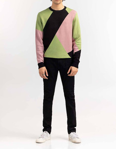 Suéter Personalizado para Hombre, Cuello en V, con Botones, Diseño de Letras, Transpirable, de Lujo, para Otoño e Invierno - Product Image 1