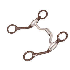 Mèche d'équitation professionnelle Kelly Silver Star Mèche Western durable en acier inoxydable avec embout de contrôle de précision - Product Image 6