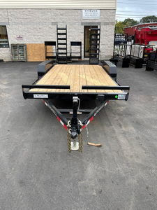 Remorque pour équipement lourd 7x20 avec rampes d'accès, idéale pour le transport de voitures et d'autres remorques sur de longues distances - Product Image 4