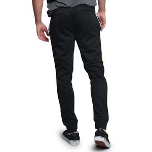 Vêtements pour hommes de couleur contrastée Cordon de serrage en coton Taille moyenne Pantalon pour hommes de qualité supérieure, droit, à rayures incurvées à vendre - Product Image 2