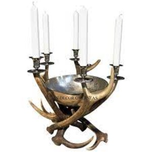 Bougeoir de pièce maîtresse de table de mariage de créateur élégant plaqué or de haute qualité en métal de qualité supérieure à un prix impressionnant - Product Image 4