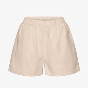 Pantalones cortos desgastados con cintura elástica para mujer, pantalones cortos de sarga elásticos ajustados para mujer, pantalones cortos para mujer - Product Image 1