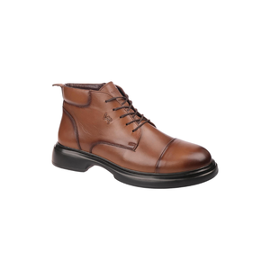 Bottes Chukka Classiques en Cuir Véritable pour Hommes M1149, Lacets, Antidérapantes, Automne-Hiver, Vente en Gros - Product Image 3