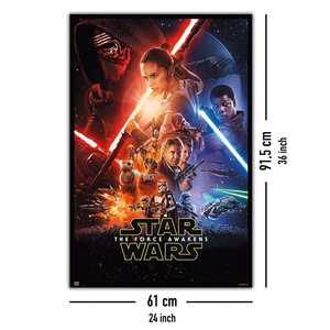 Póster principal de Star Wars Episodio 7 de estilo moderno para decoración de pared - Product Image 4