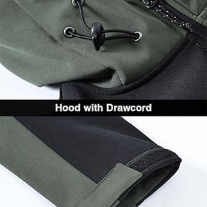 Nouvelle veste softshell personnalisée pour hommes en laine respirante fabriquée dans un style de rue durable pour la saison d'hiver OEM Design à la mode - Product Image 2