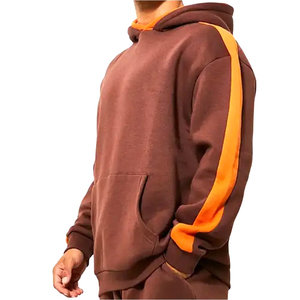 Prix bon marché de haute qualité pour les hommes survêtement logo personnalisé OEM Service hommes style évasé surdimensionné survêtements tissu confortable - Product Image 2