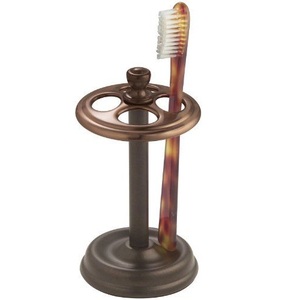 Porte-brosse à dents en métal décoratif et fonctionnel, adapté aux salles de bains à domicile et à l'hôtel - Product Image 5