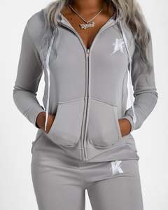 Personalizado 100% algodón polar Jogging Track Sweat Suit pantalones de chándal con capucha conjunto con logotipo Unisex hombres mujeres Jogger Sweatsuit chándal - Product Image 1