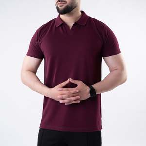 เสื้อโปโลผู้ชายผ้ายืด - ระบายอากาศได้ดีและพร้อมขายส่ง, รับผลิตตามแบบ OEM ขายส่ง - Product Image 4