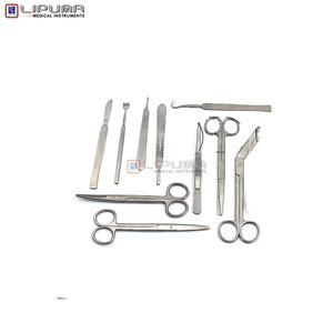 Ensemble d'instruments post mortem Premium 19 pièces Kit de dissection d'autopsie Outils en acier inoxydable Anatomie Forensics Instruments médicaux - Product Image 5