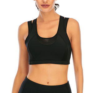 Sujetador Deportivo Ligero transpirable para mujer Sujetador de entrenamiento con tirantes de yoga y fitness para correr Prendas de abrigo para deportes - Product Image 5