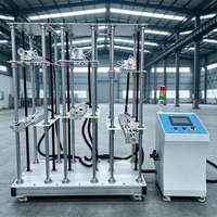 Machine d'essai d'endurance pour tiroirs de réfrigérateur, testeur de durabilité des réfrigérateurs, modèle à deux stations, compteur de cycle de vie par poussée-tirage pour tiroirs