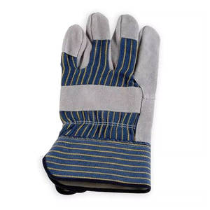 Guantes de trabajo de doble palma certificados EN 388 al por mayor, guantes de soldadura de trabajo de Palma Feroz En388, guantes de cuero partido De Vaca aprobados - Product Image 3