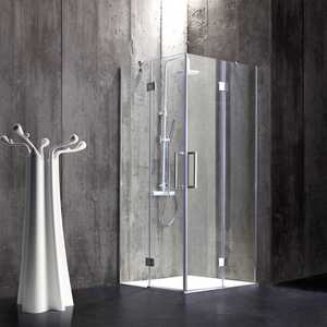 Box Doccia Senza Telaio 80x80 con Vetro da 6mm per Set Bagno - Product Image 1
