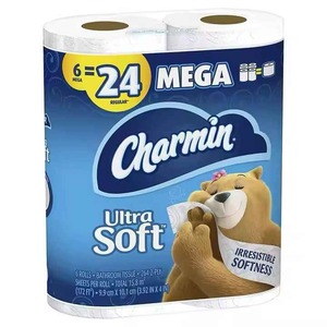 Offre exclusive sur Charmin-Papier hygiénique ultra doux au toucher, 18 méga rouleaux de famille | Rouleaux réguliers Charmin-90 pour les acheteurs en gros - Product Image 4