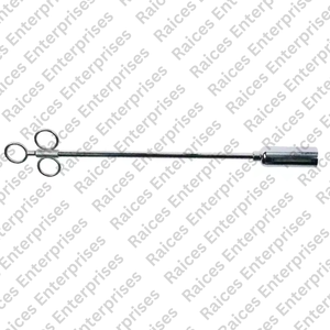 Pistolet de mise en capsules vétérinaire avec tête métallique à ressort ou sans ressort pour la livraison de bolus chez le bétail (acier inoxydable) - Product Image 5