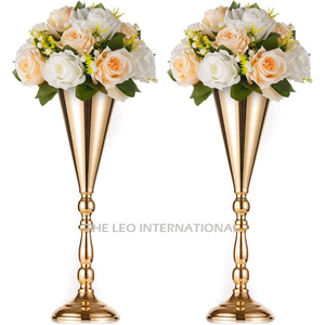 Trending European Stainless Steel <b>Crystal</b> Metal <b>Stand</b> Holder for Table Centerpiece to Enhance Reception Style New Arrival - Product Image 6